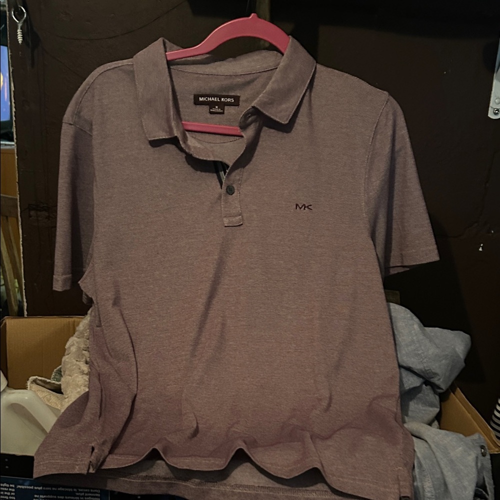 Michael Kors Men's Polo Shirt - Mauve